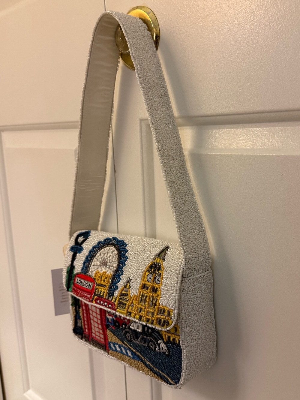 New Release India Beaded Bag London Scene - Picture 5 of 10